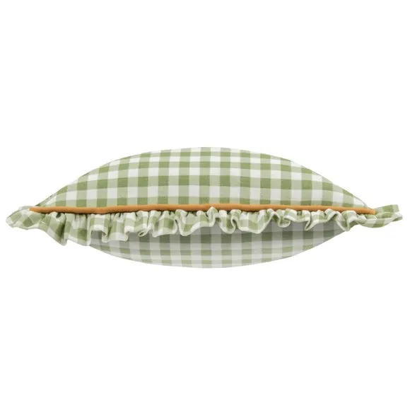 Furn. Maude Gingham Cotton Square Cushion 4