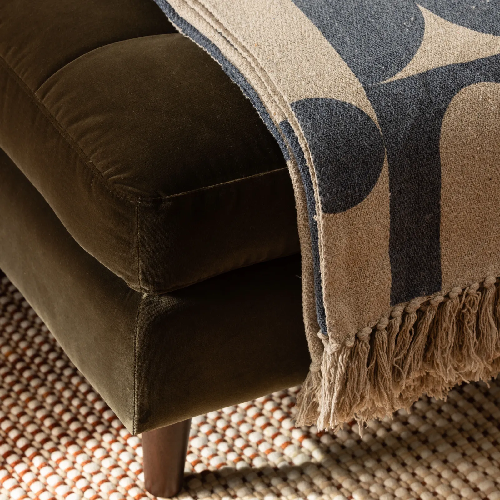 Hemingway Ottoman, Green Velvet | Barker & Stonehouse 2