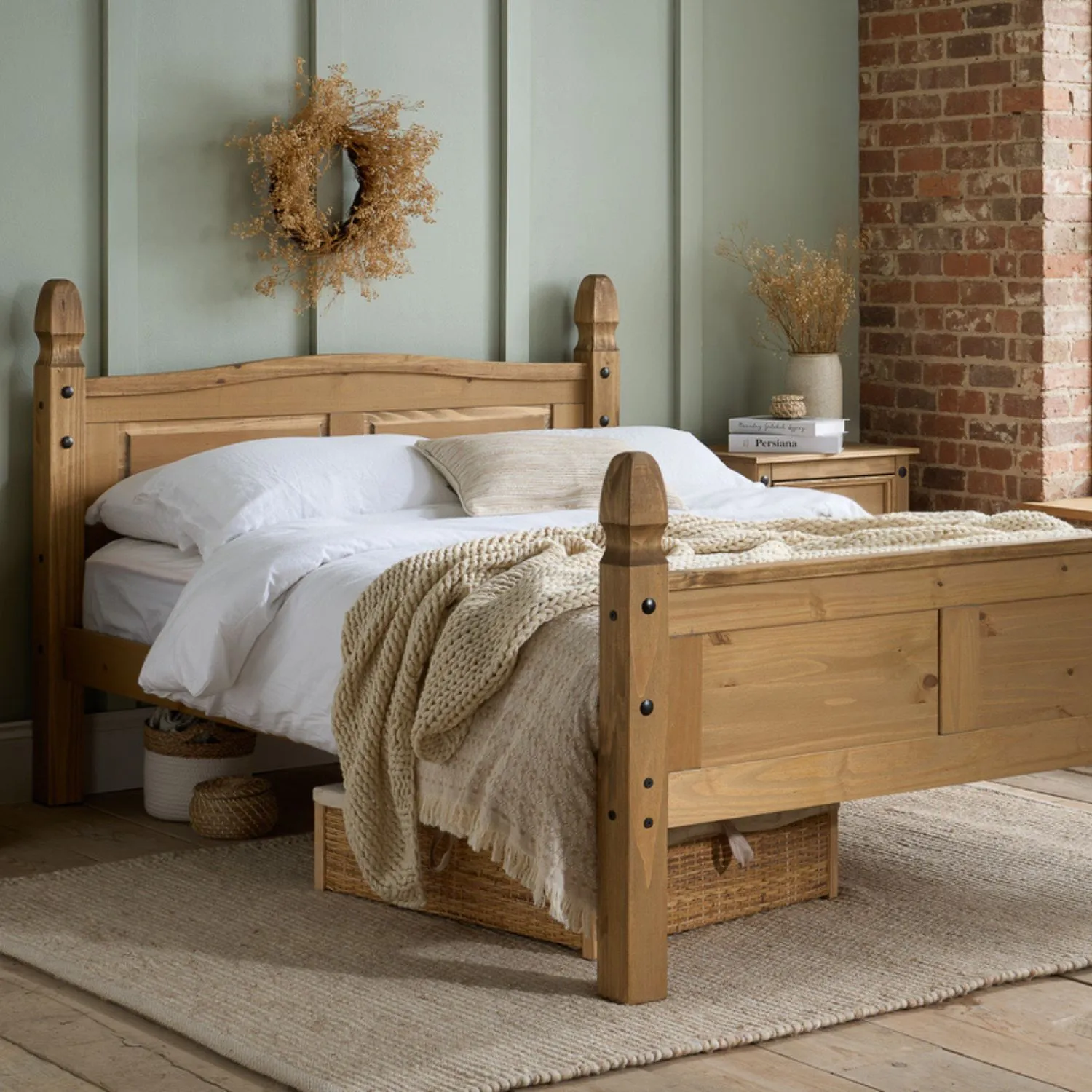 Birlea Mexican Corona Low End Bed in Beige 1