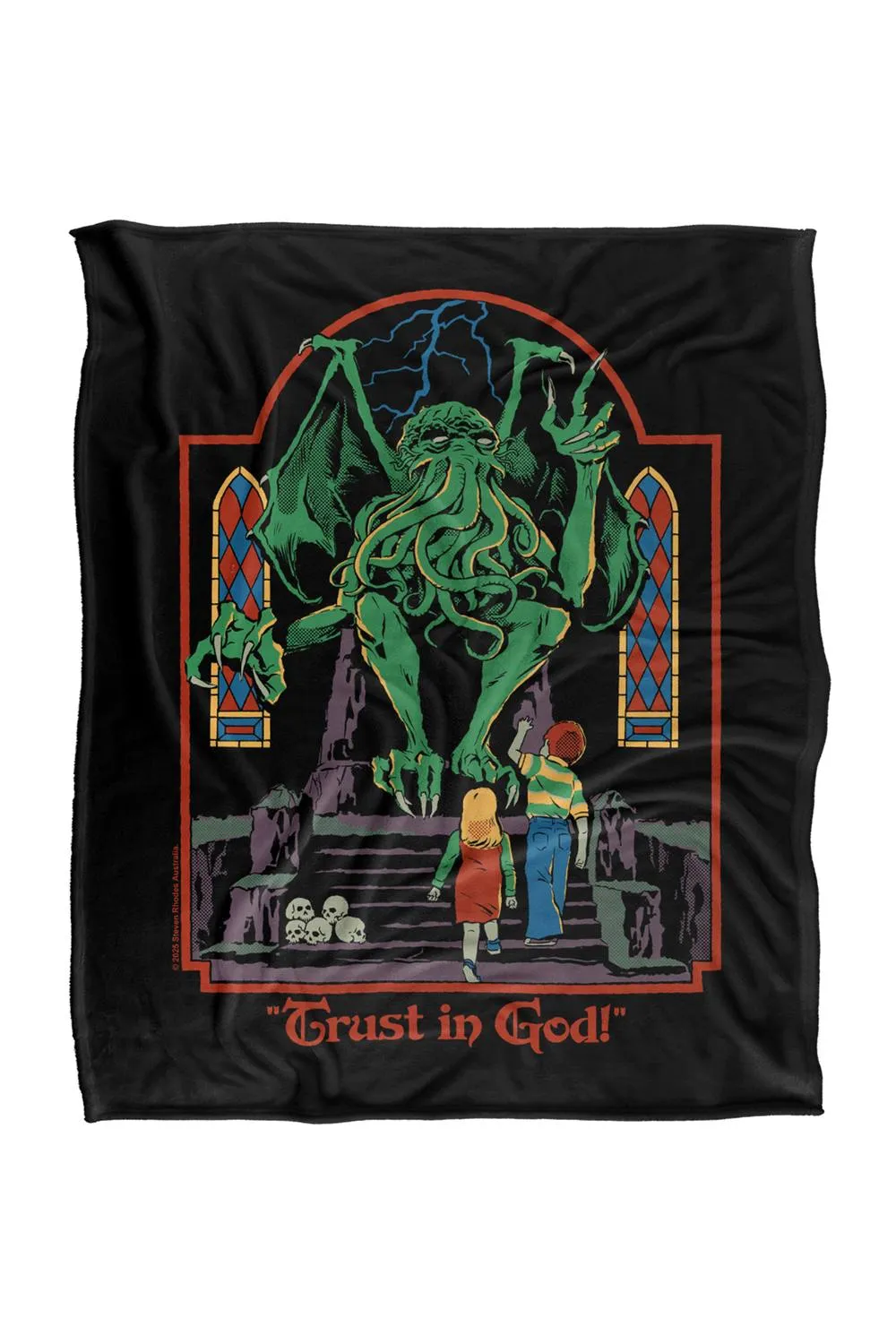 Steven Rhodes Trust In God Silky Touch Super Soft Throw Blanket
