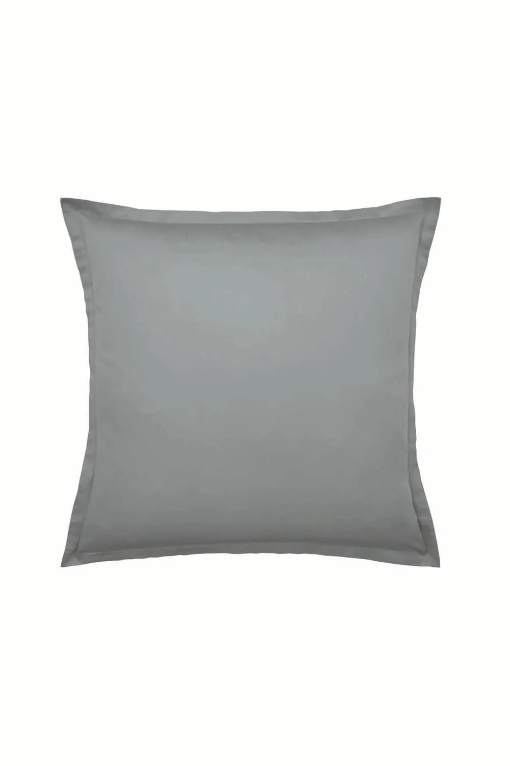 Murmur ' 500TC Plain Dye' Square Pillowcase in Grey 1