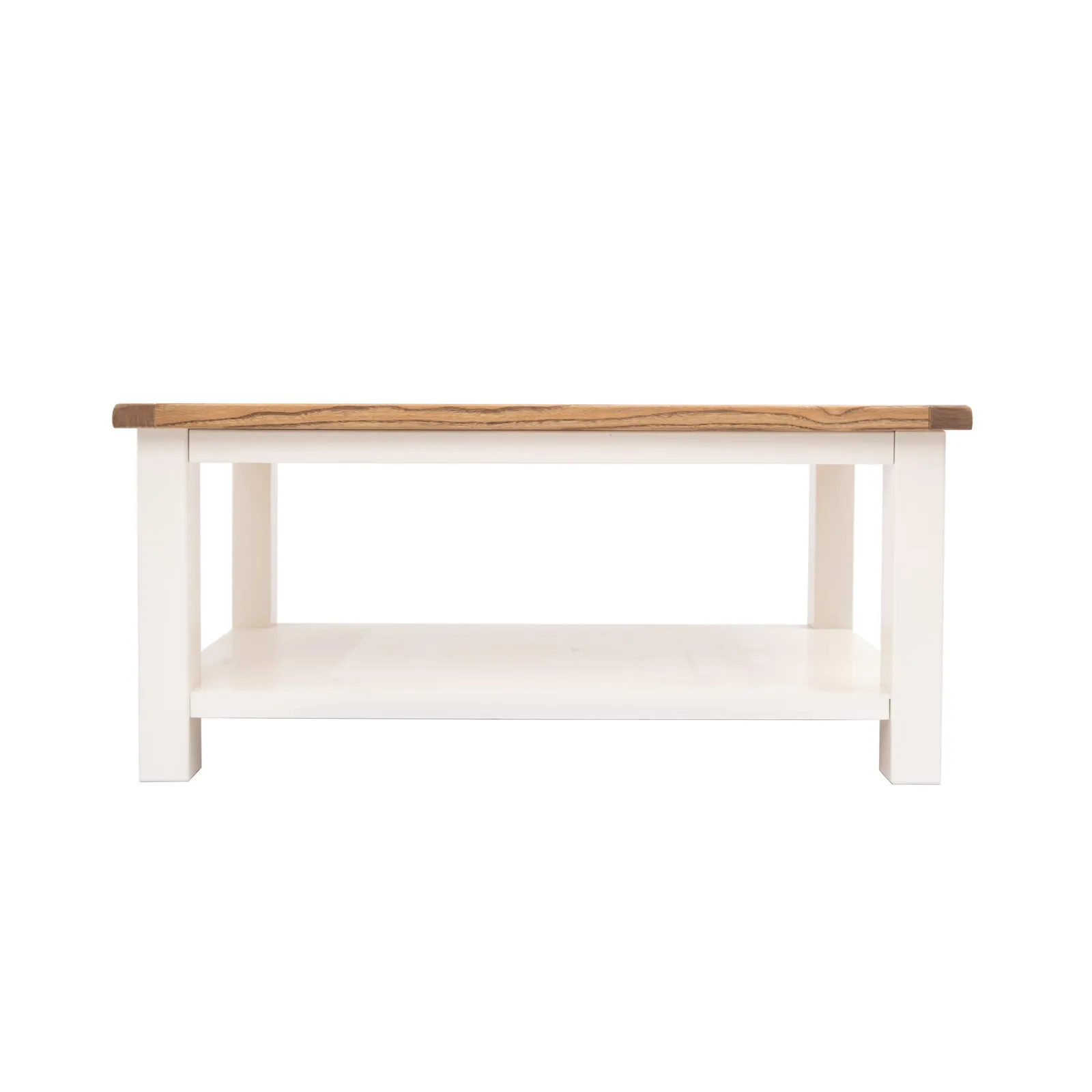Cabinet Bits Coffee Table with Shelf - H45 W100 D60cm in Off-White 1