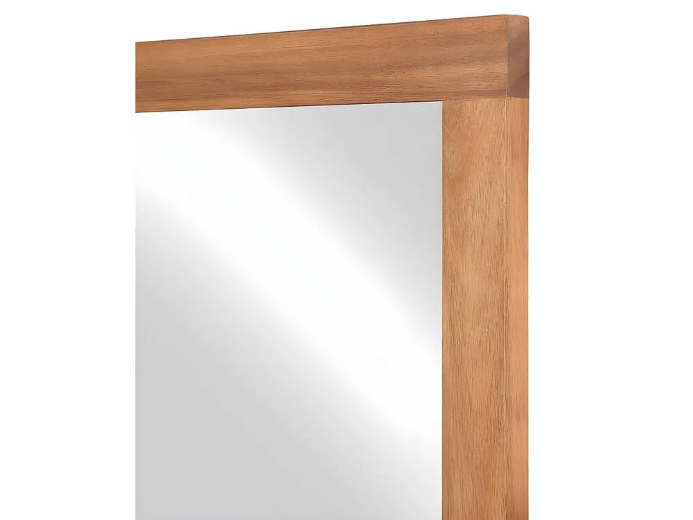 Vente-unique Square Mirror With Acacia Wood Surround - 60 X 60 Cm - SEPANG in Walnut 5
