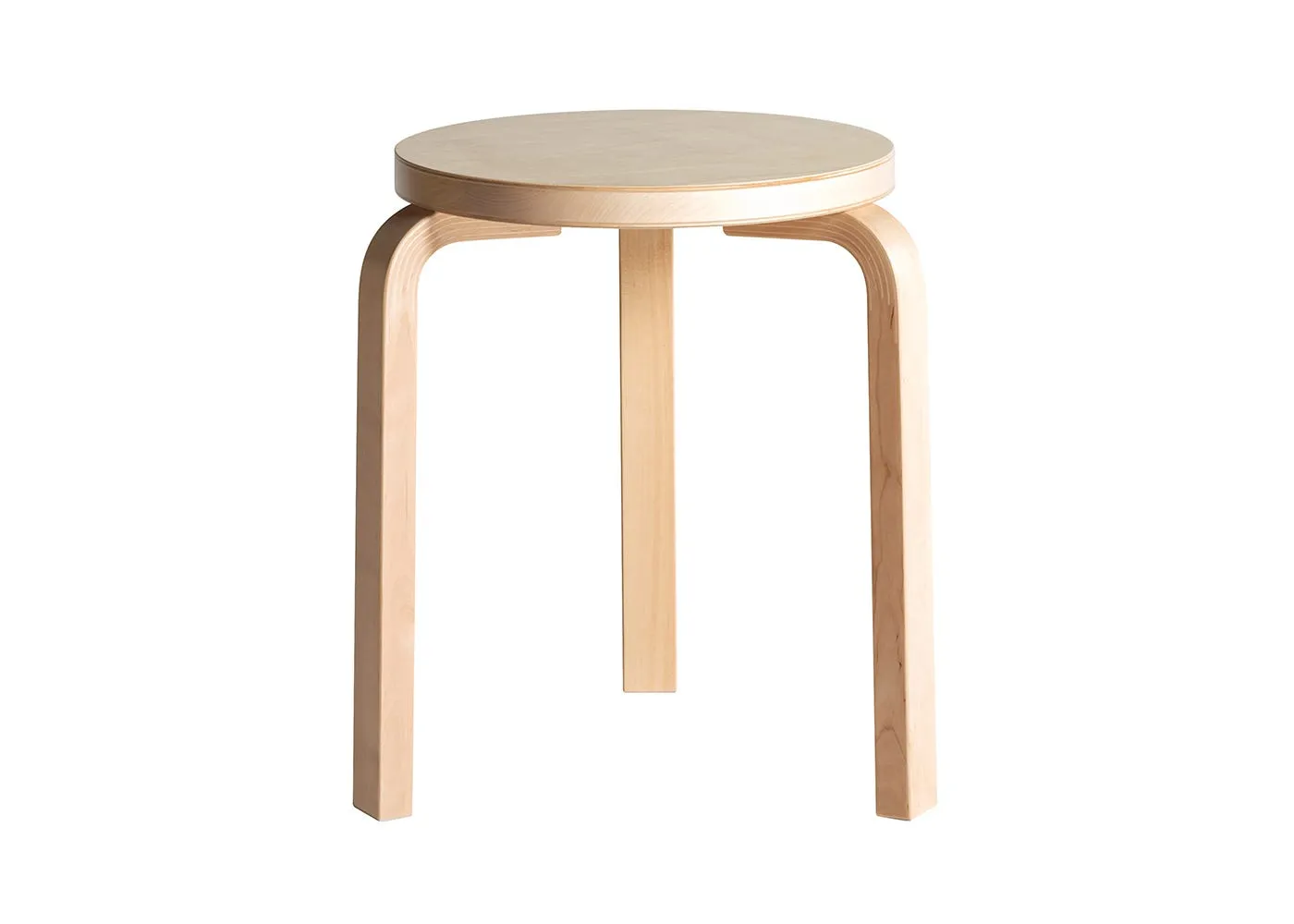 Artek Stool 60 Natural Lacquered Birch 1