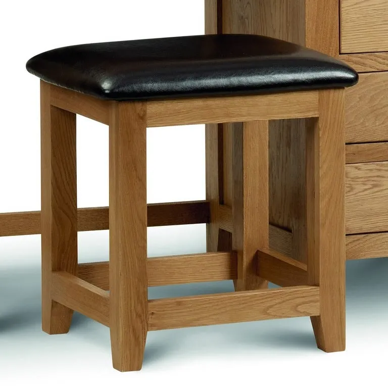 Marlborough Dressing Table Stool Brown/Black