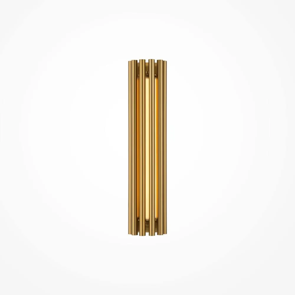 Netlighting Maytoni Sonata Modern Integrated LED Wall Lamp Brass 3000K in Gold