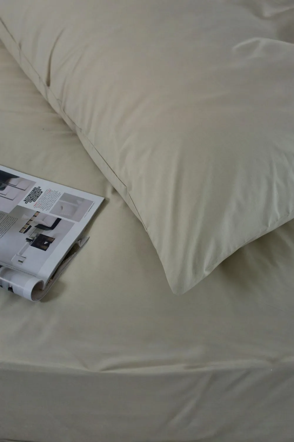 The Lyndon Company Luxury 100% Cotton 200 Thread Count Duvet Cover Set in Taupe 5