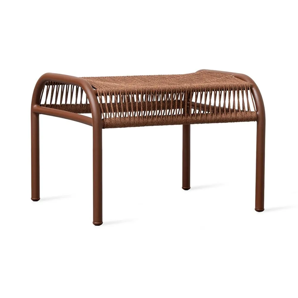 Vincent Sheppard Loop Outdoor Footrest Rust 2