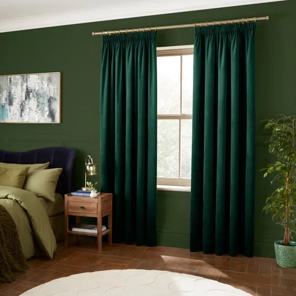 Luxe Velour Pencil Pleat Curtains 2