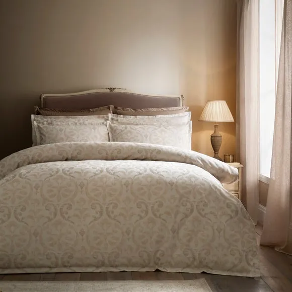 Dorma Rhaine 100% Cotton Jacquard Duvet Cover & Pillowcase Set 1