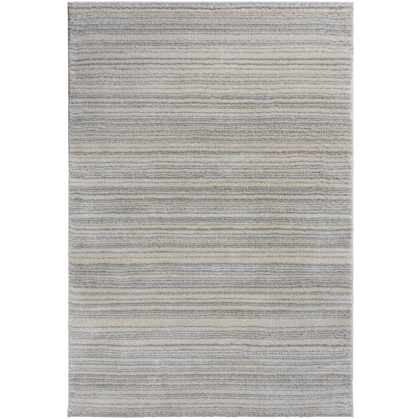 Bates Natural Rug Blue, Brown and White