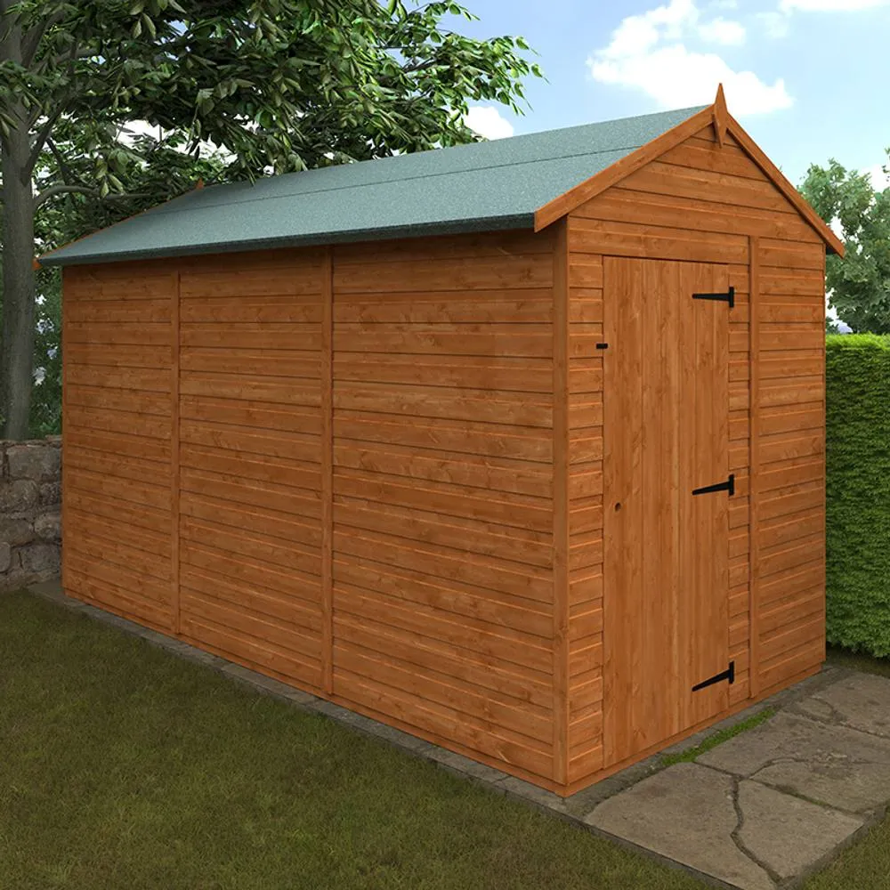 Buttercup Farm 12x6 Flex Apex Windowless 12mm Flex - L353.8 x W175 x H213.5 cm in Burnt Orange 2