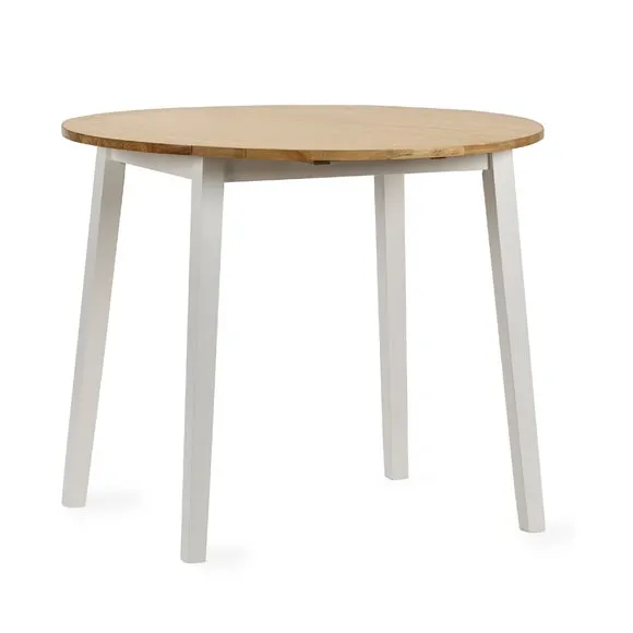 Linwood 2-4 Seater Round Drop Leaf Dining Table 2