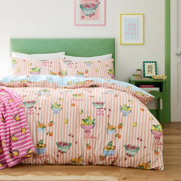 Fusion Summer Fruits Polycotton Duvet Cover & Pillowcase Set 5