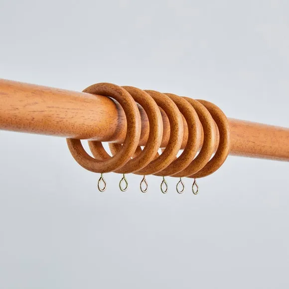 Pack of 6 Curtain Rings 2