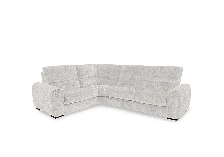 Flex Fabric Small Corner Sofa Bed with Storage Arm - R110 Sand