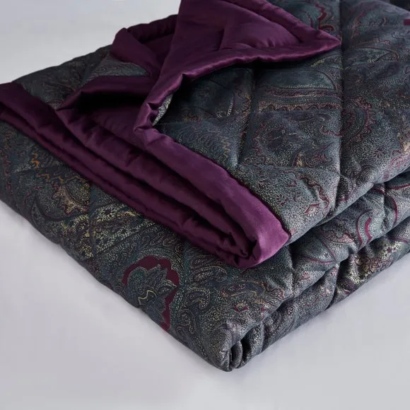 Dorma Paisley Jacquard Bedspread 2