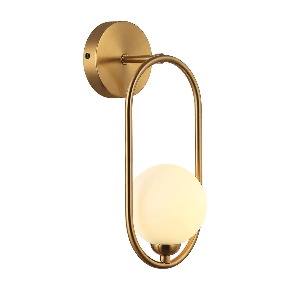 Netlighting Lupus Modern 1 Light Wall Lamp G9 in Bronze