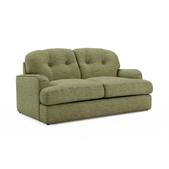 Martha 2 Seater Double Sofa Bed, Slub Faux Linen 6