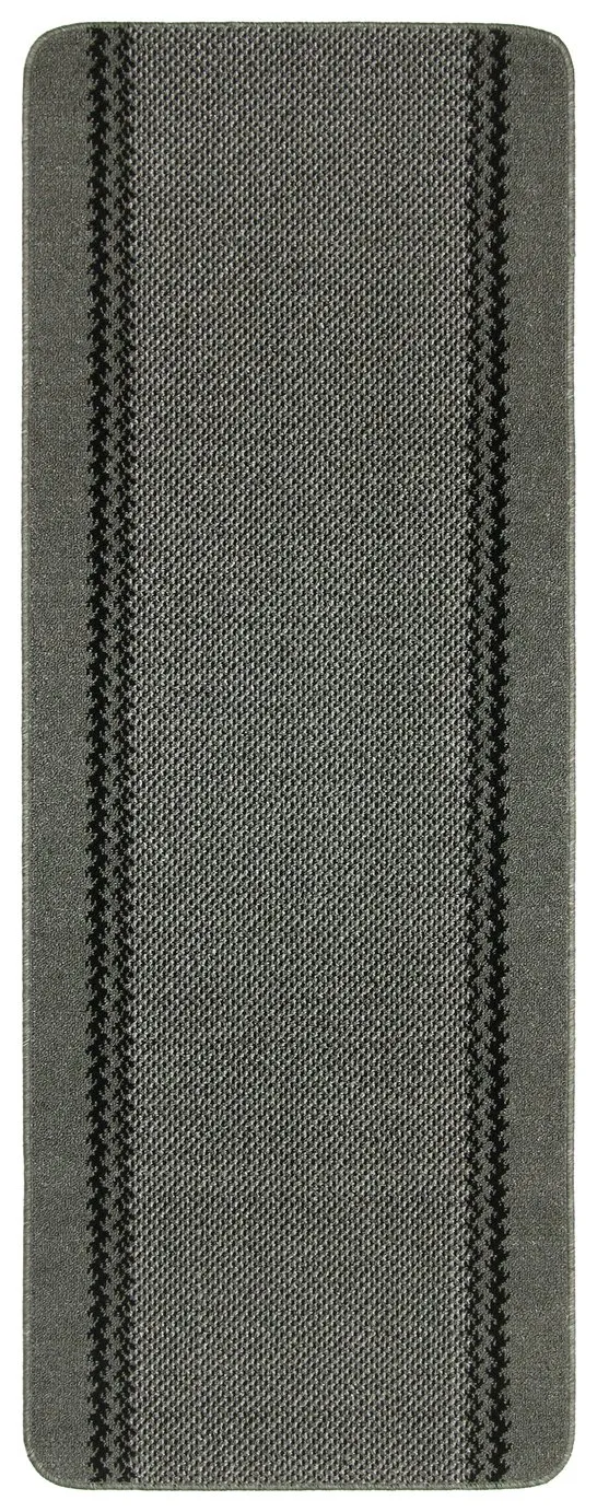 Kilkis Machine Washable Runner - 67x180cm - Charcoal