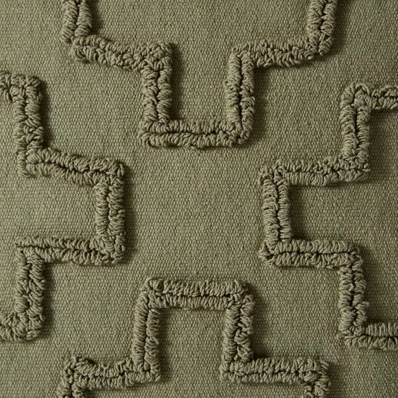 Loop Tufted Geometric Cushion Cover 2