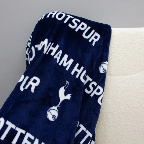 Tottenham Hotspur Line Fleece Blanket 100cm x 150cm 3
