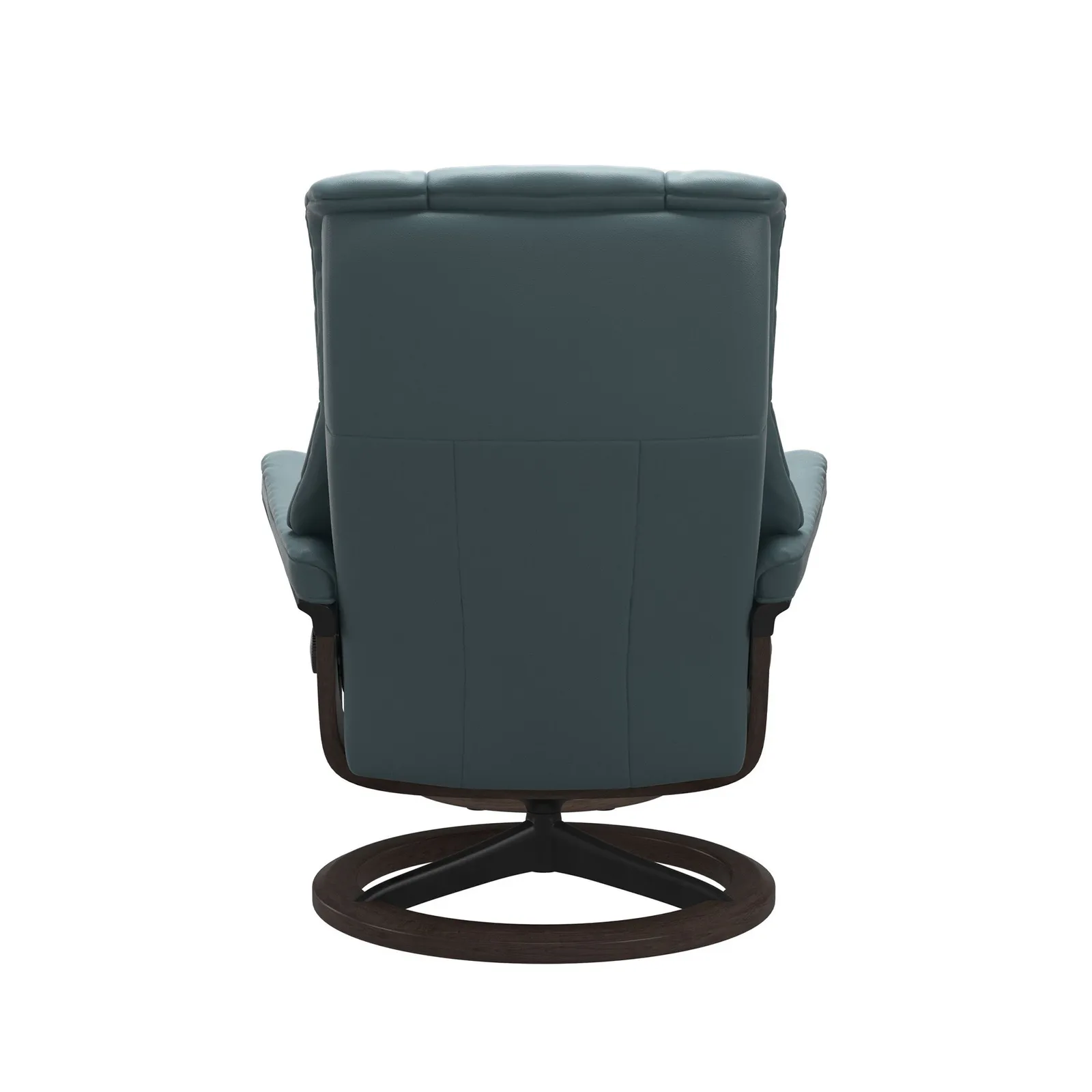 Stressless Mayfair Small Signature Recliner Chair & Footstool Leather | Barker & Stonehouse 4