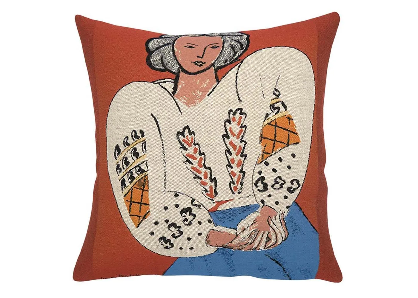 Jules Pansu Matisse The Romanian Blouse Cushion 45 x 45cm