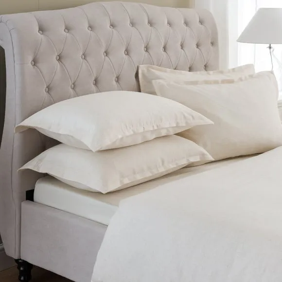 Dorma Temperature Control Slub Cuff Pillowcase