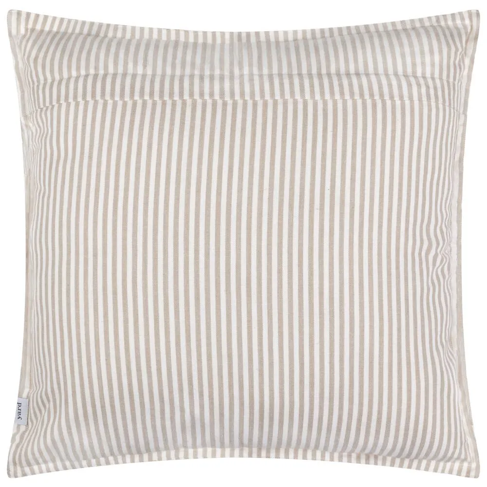 Yard Hayle 100% Cotton Striped Outdoor Cushion in Natural 3