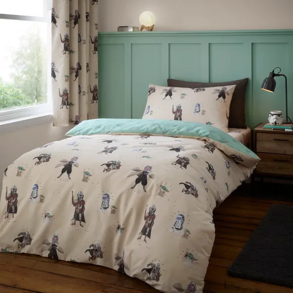Star Wars The Mandalorian Duvet Cover and Pillowcase Set 2
