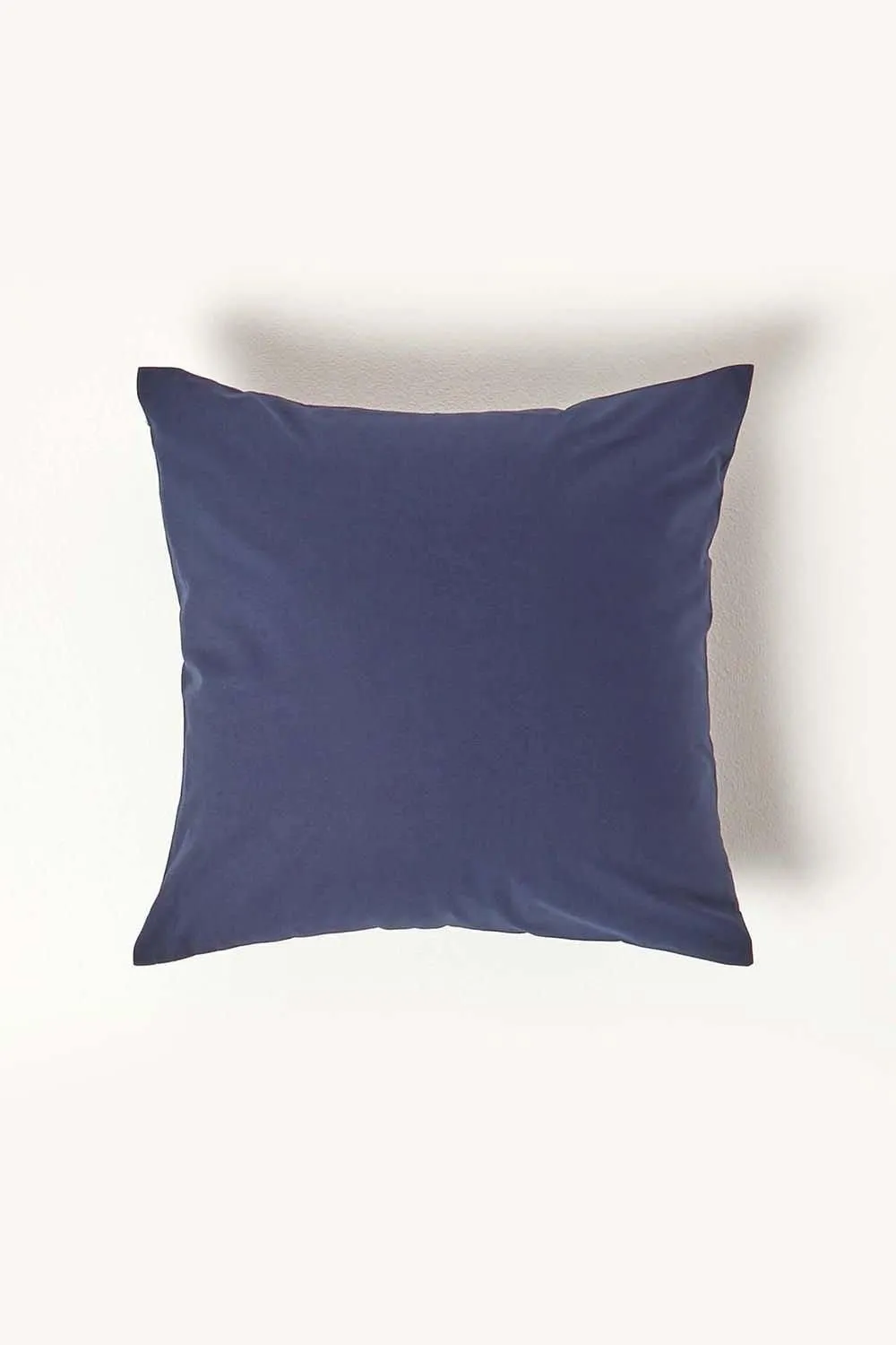 Homescapes Continental Egyptian Cotton Pillowcase 200 TC, 40 x 40 cm in Navy 1