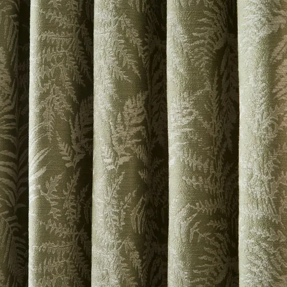 Churchgate Fern Pencil Pleat Curtains 3