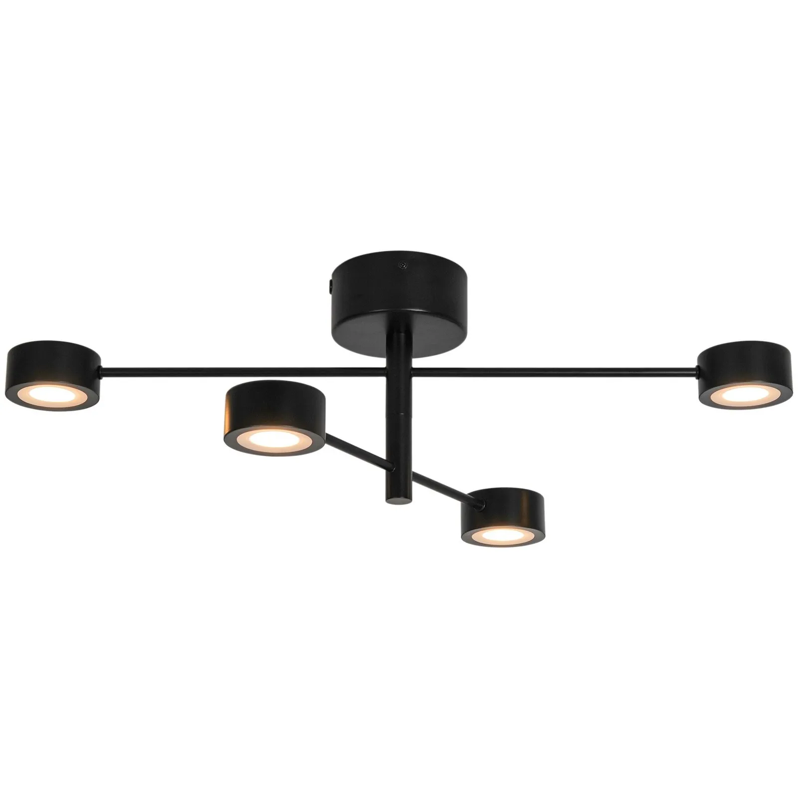 Nordlux 'Clyde Flex 4-Rail' Indoor Spot Light Black Intergrated LED 2