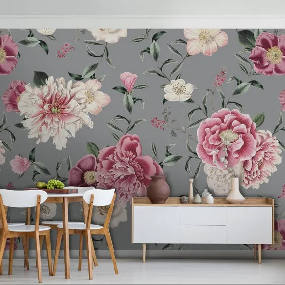 Vintage Floral Wall Mural 2