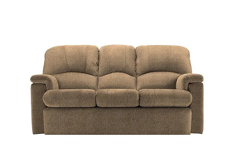 Chloe Small Fabric 3 Seater Sofa - Boucle Cocoa