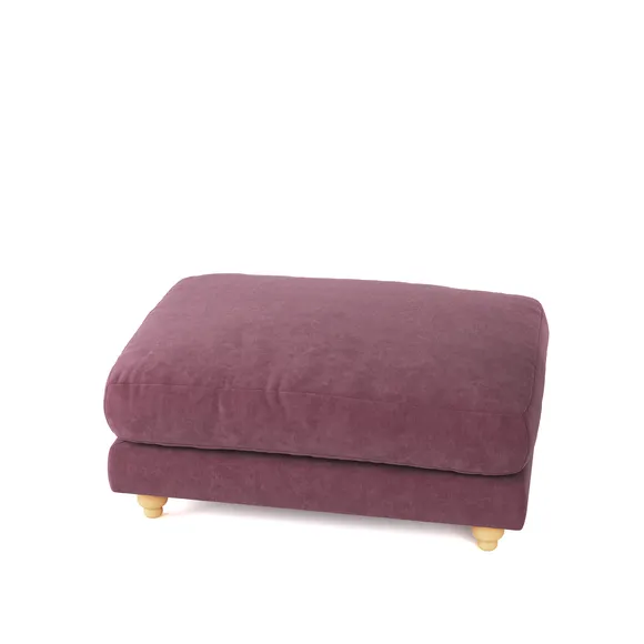 Martha Footstool, Vintage Chenille 4