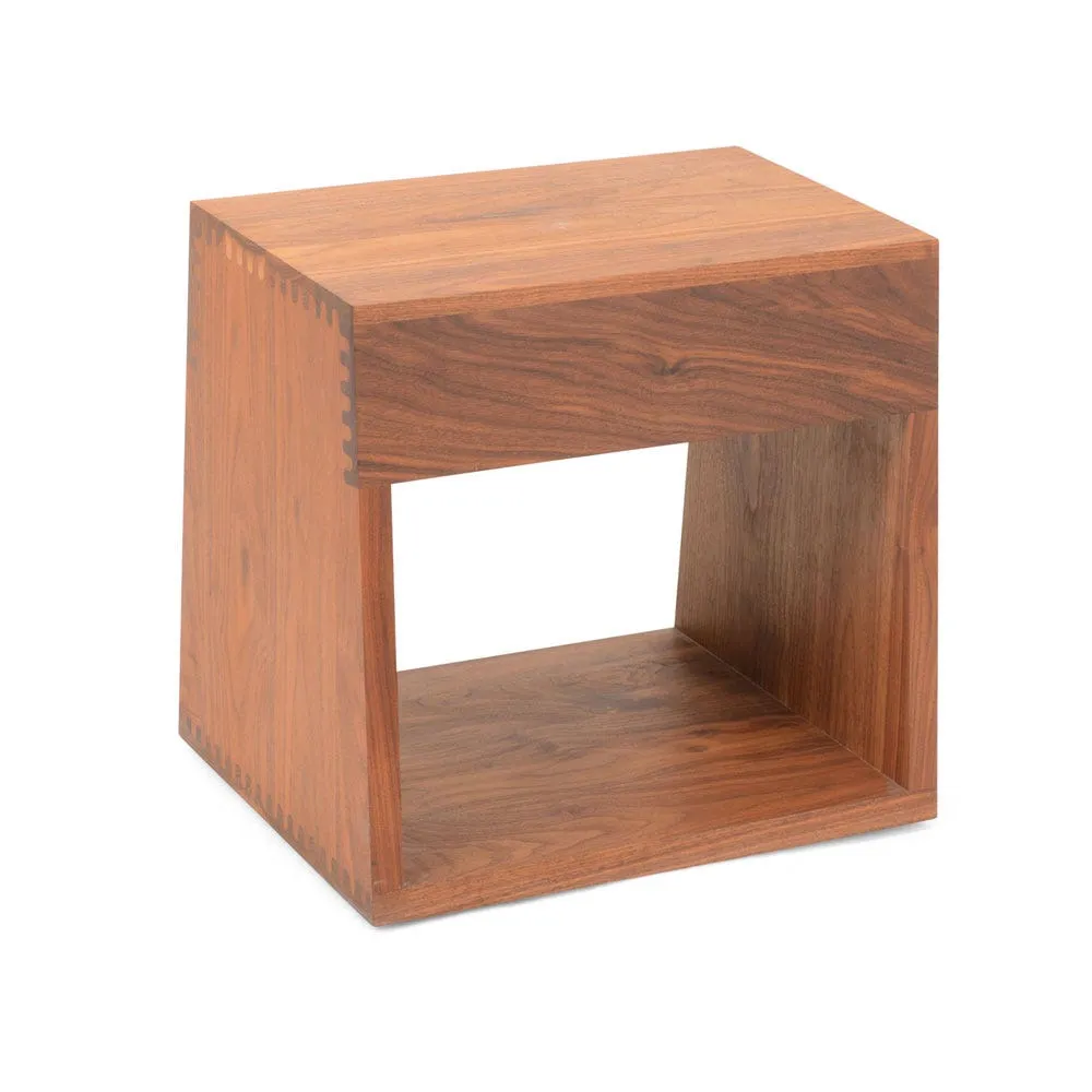 De La Espada Maia Tall Side Table Walnut 3
