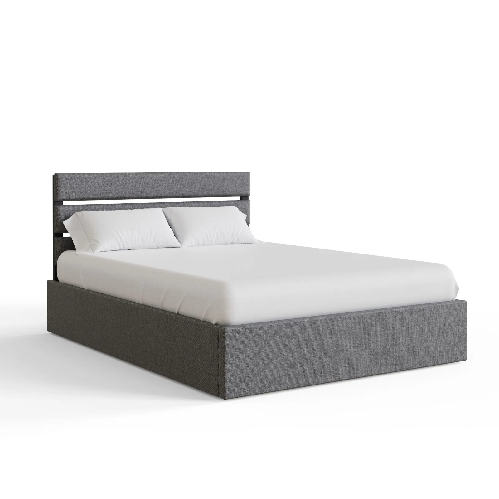 GFW Hudson End Lift Ottoman Bed in Grey 4