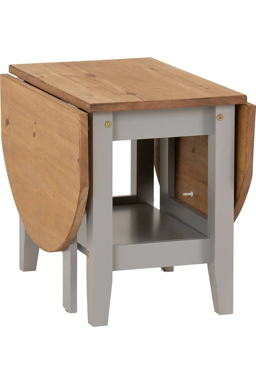 Seconique Santos Drop Leaf Coffee Table in Grey 3