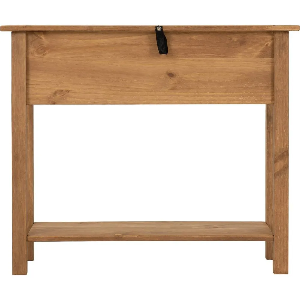 Seconique Corona Essentials 2 Drawer Console Table in Natural 6