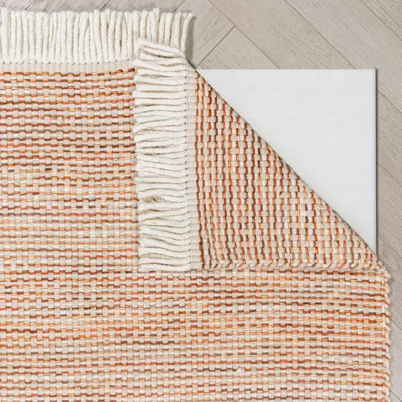 Tarn Chunky Wool Fringed Rug 3