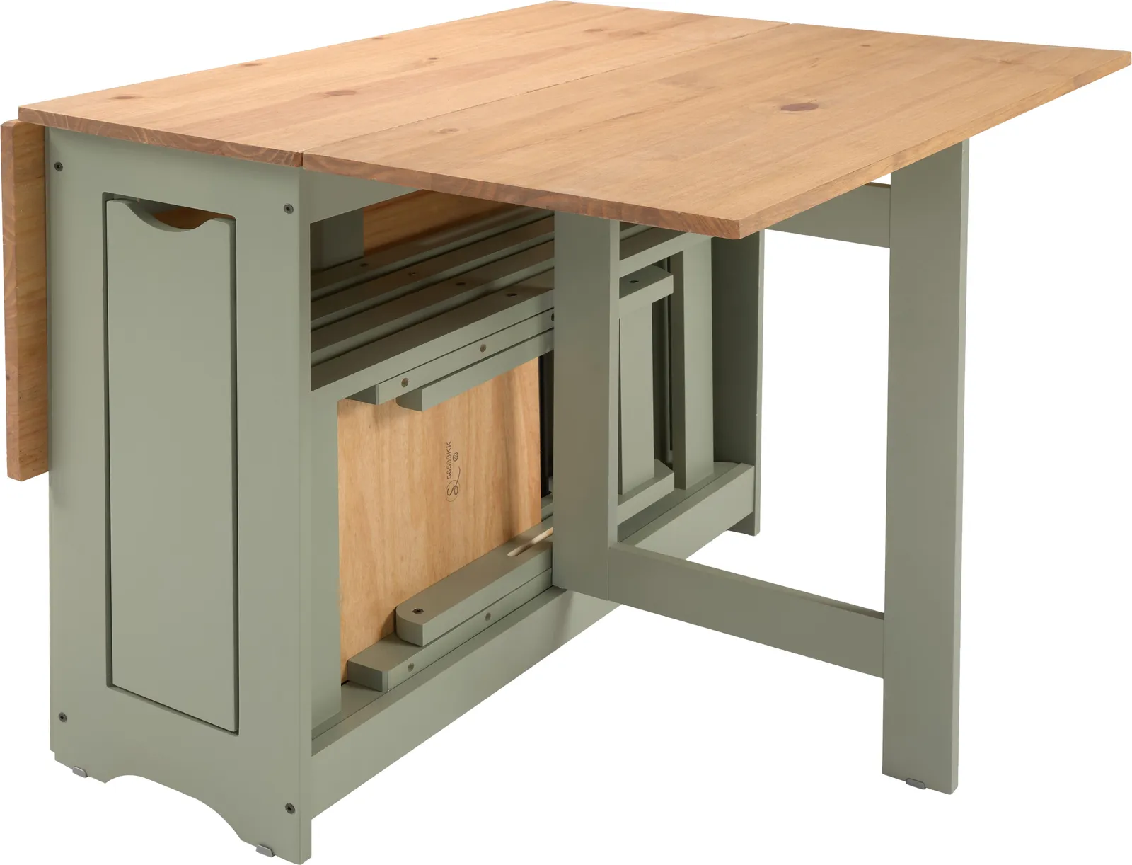 Seconique Santos Butterfly Dining Set in Green 5