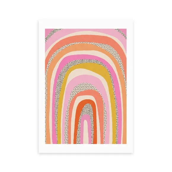 East End Prints Funky Rainbow Arches Print 2