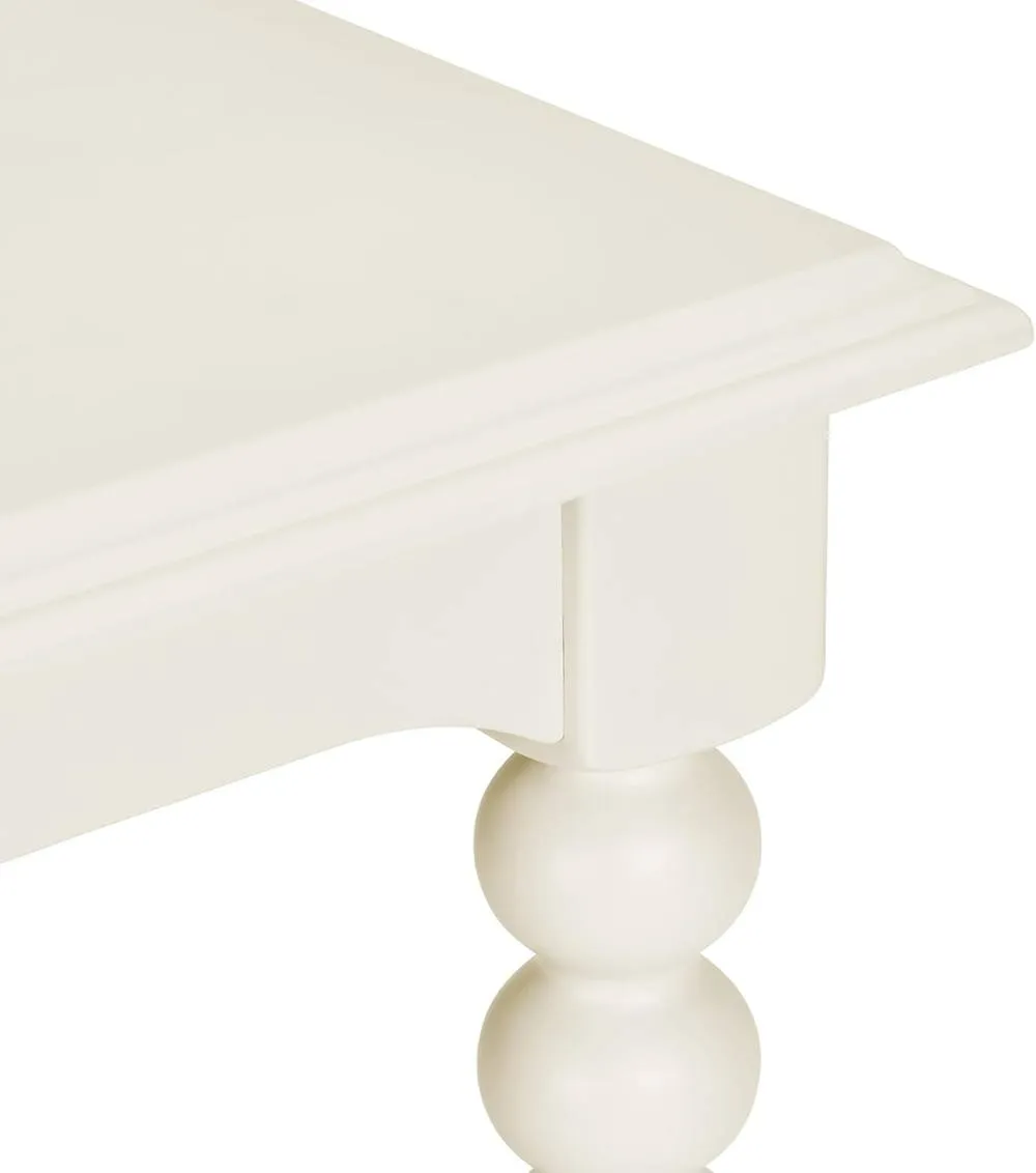 Statement Furniture Cromwell Small Console table with Bobbin Design in Cream 5