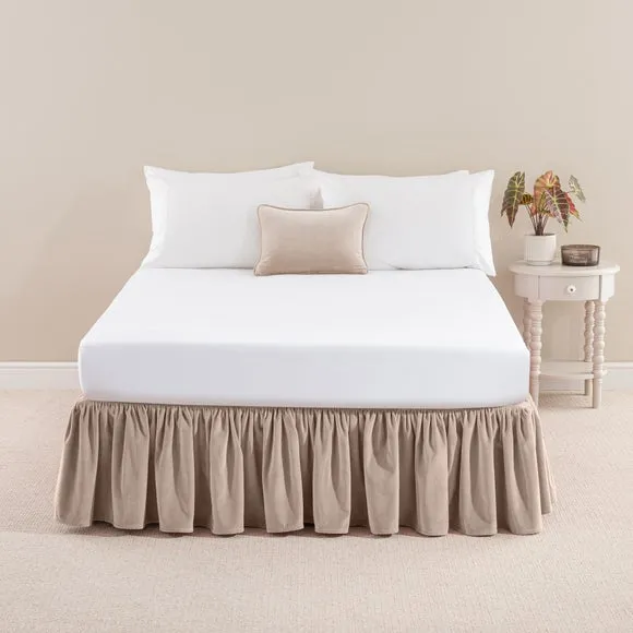 Clara Cotton Velvet Frilled Valance 1