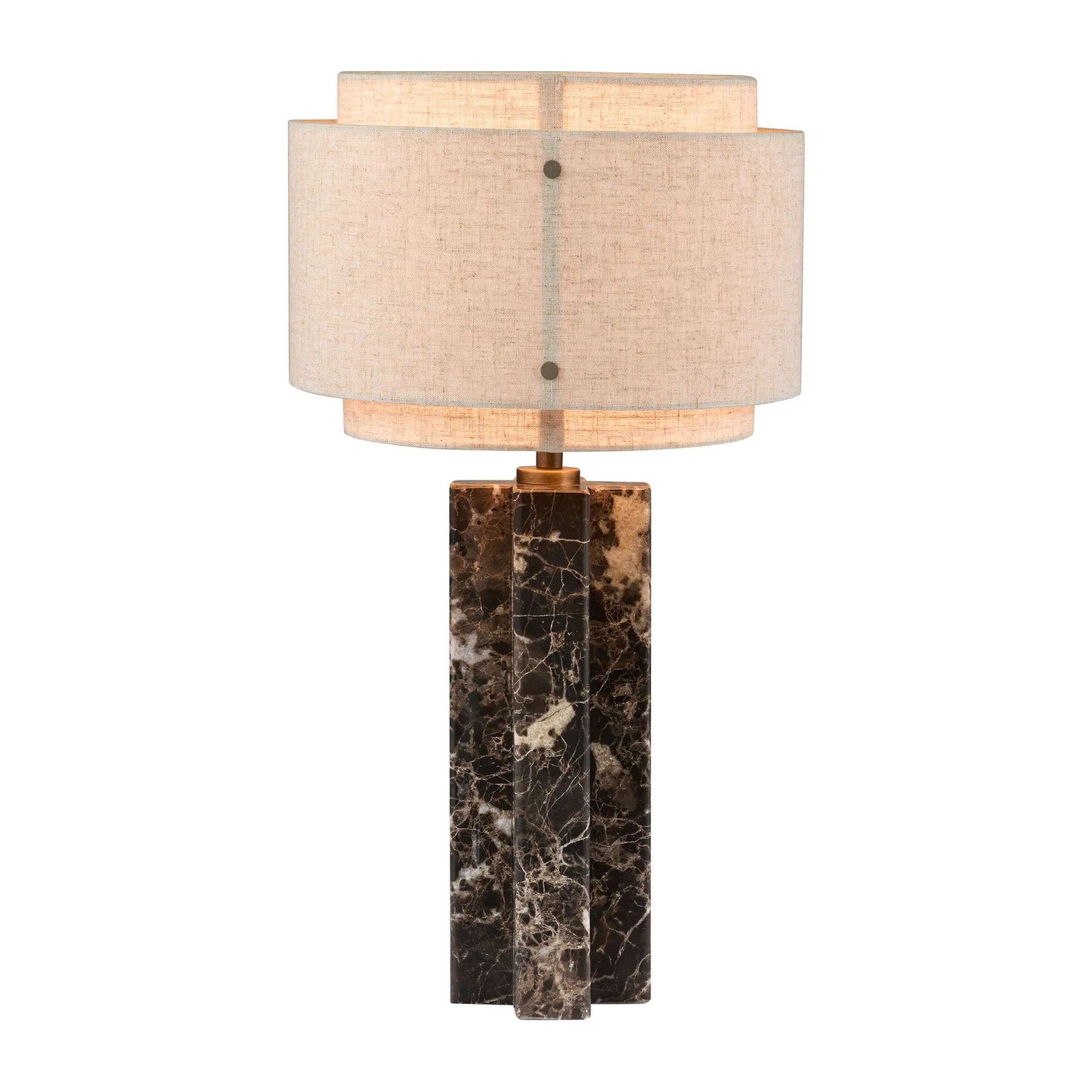 Nordlux Takai Table Lamp Beige Marble E27 Switch 2