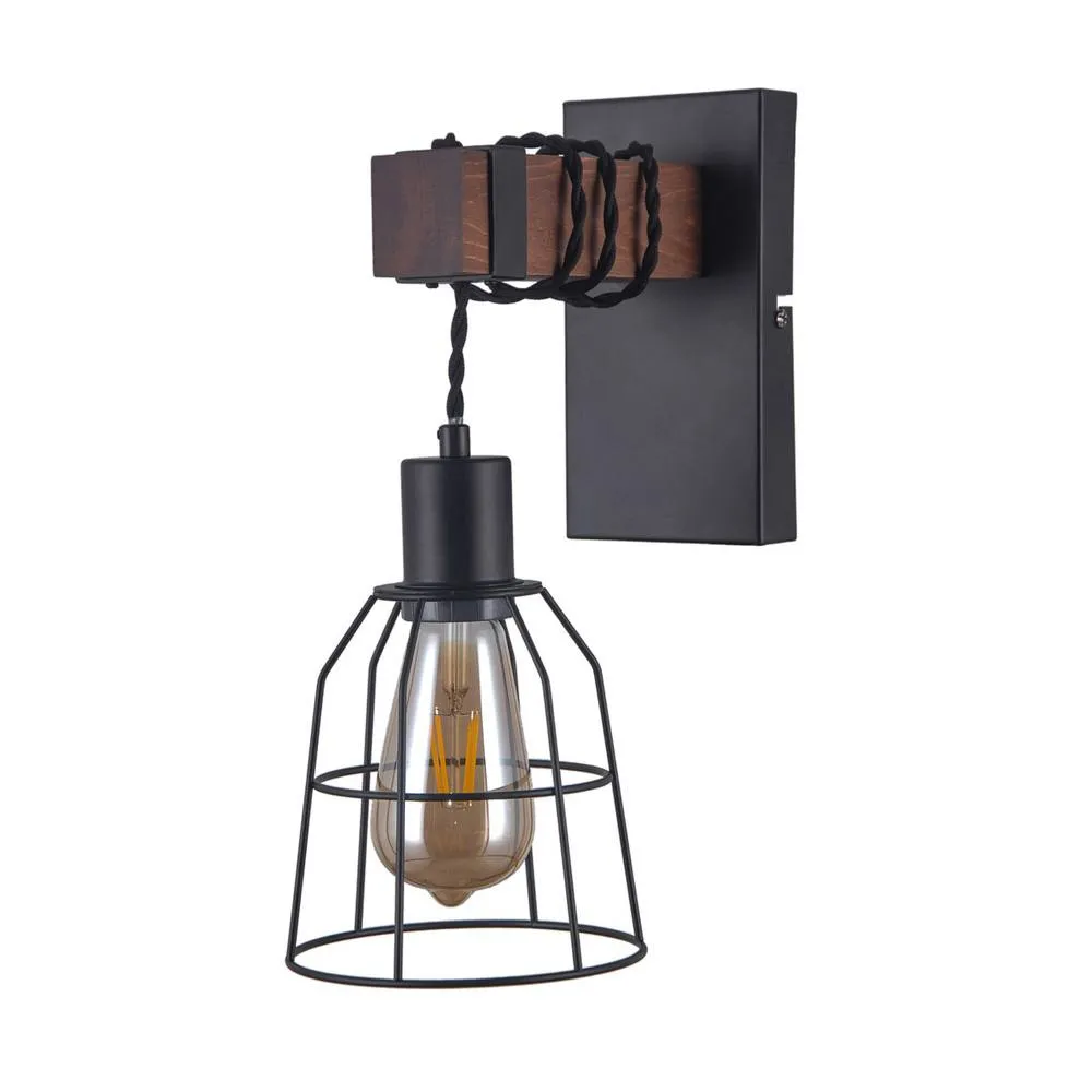 Netlighting Reda Wall Lamp Matt Black