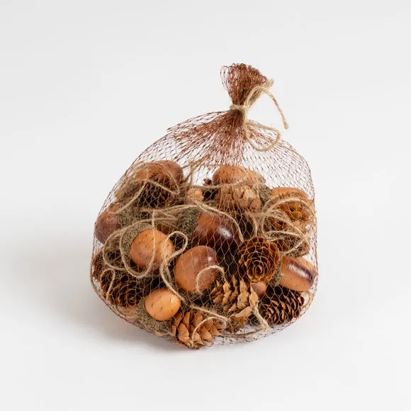 Set of 24 Hanging Acorns & Pinecones 5