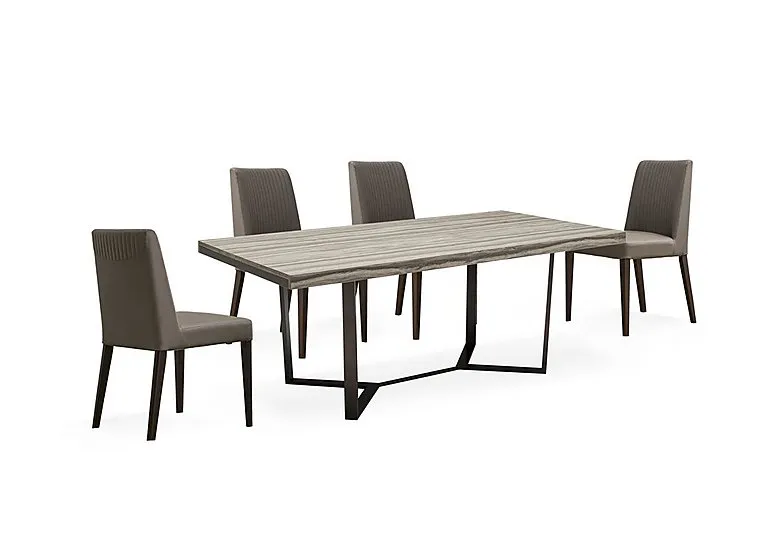 Franco Large Extending Dining Table and 4 Chairs